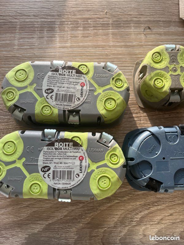 Matériel électrique lot coffrets, boîtes encastrements et dérivations (image 3)