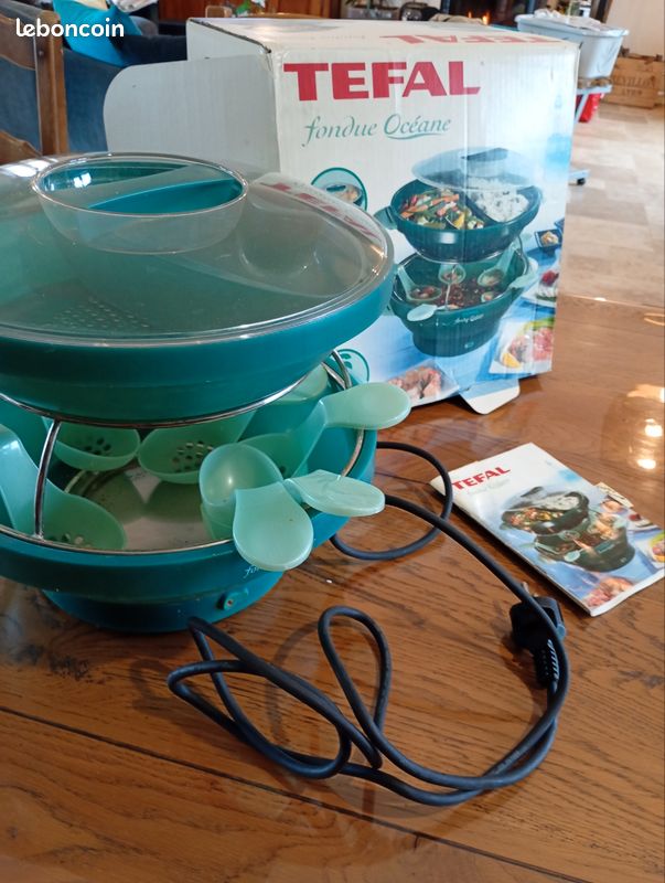 Tefal Fondue Océane appliance in box - La Roue du Passé