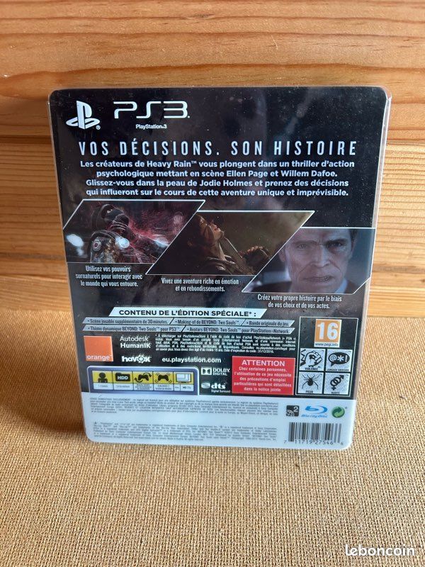 Lot Beyond Two Souls Edition Spéciale - Heavy Rain - PS3 (image 5)