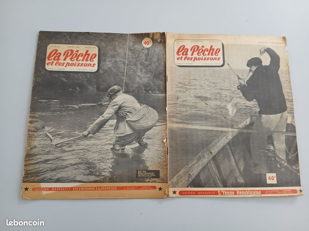 Revues la peche et les poissons - Livres