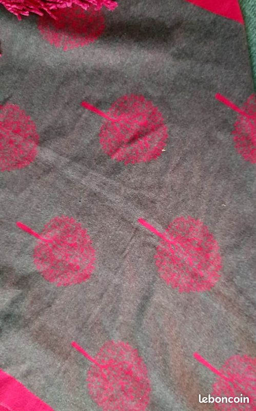 Echarpe - Luxere - Fuschia / gris - Neuf (image 3)