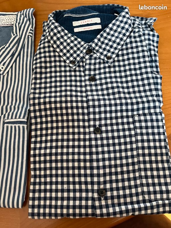 Lot de trois chemises homme Esprit, Celio et Jules (image 2)
