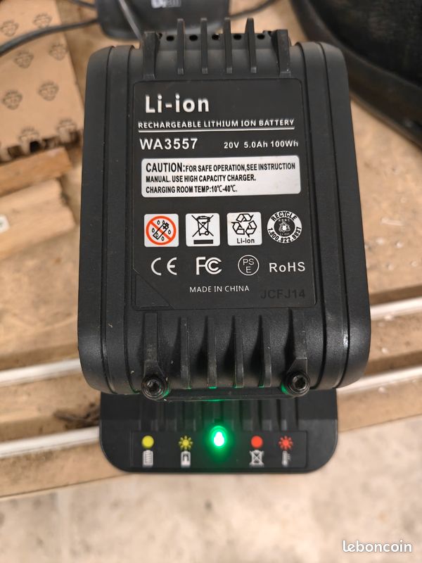Chargeur Worx WA3880 - 20V 2.0A (image 4)