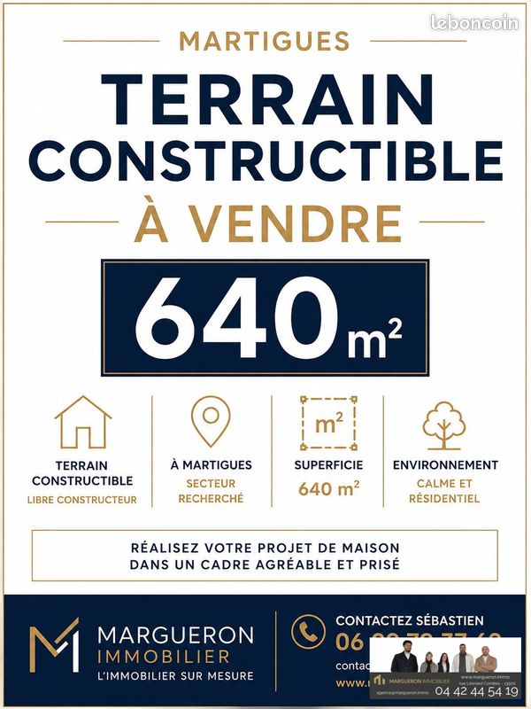 Terrain 640 m² · à Martigues · 640 m² · 189 000 €