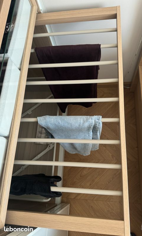 Porte-pantalons bois IKEA 100x58 (image 3)