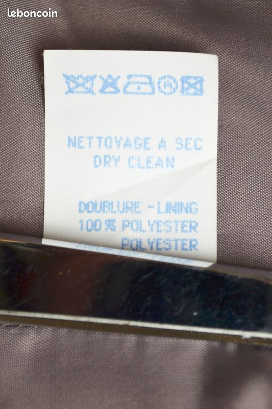 Jupe maxi beige rosé matière fluide - T38 - Etat neuf - Gérard Pasquier (image 7)