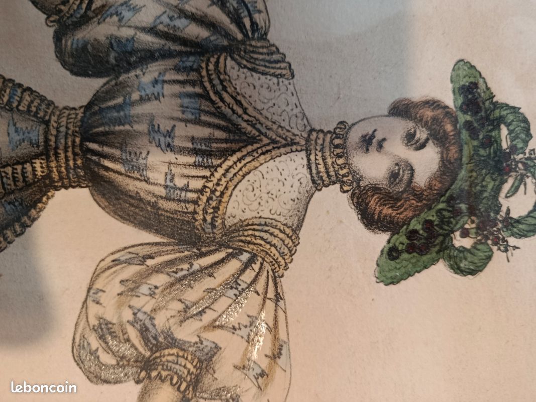 Lithographie ancienne L’Art et la Mode – Marie de Solar – XIXe siècle (image 2)