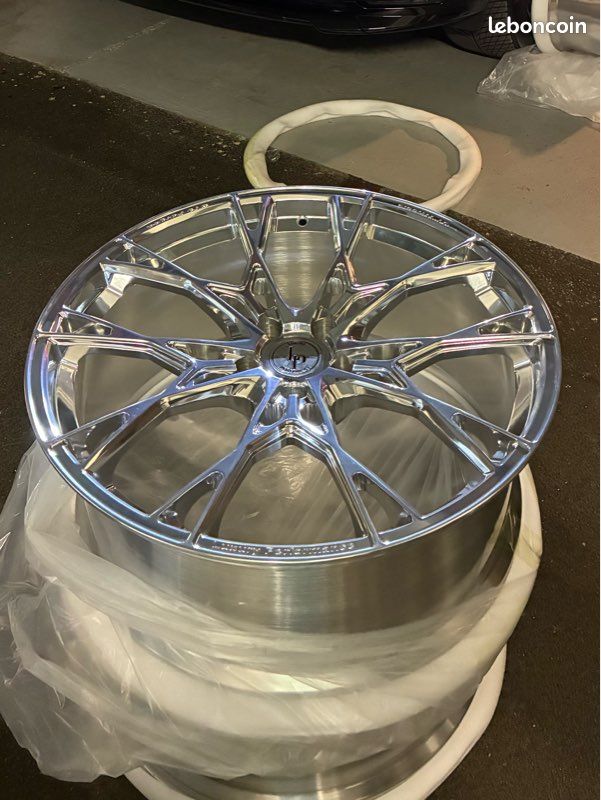 NEUF* 4 jantes forgées ST Wheels 23" Chrome / Polish (image 2)