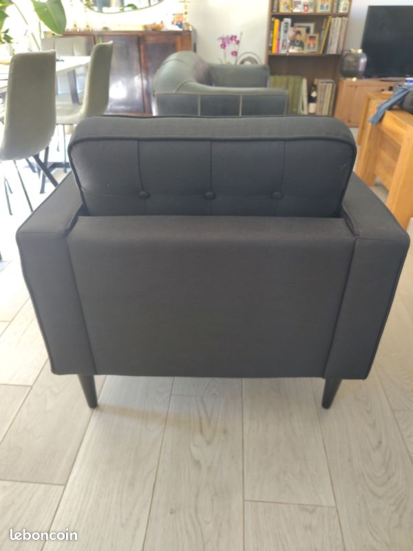 Fauteuil en tissu (image 5)