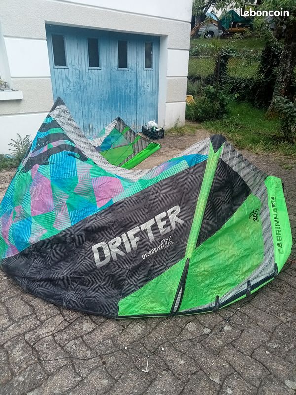 Voile kite cabrinha drifter 7/9 barre overdrive (image 1)