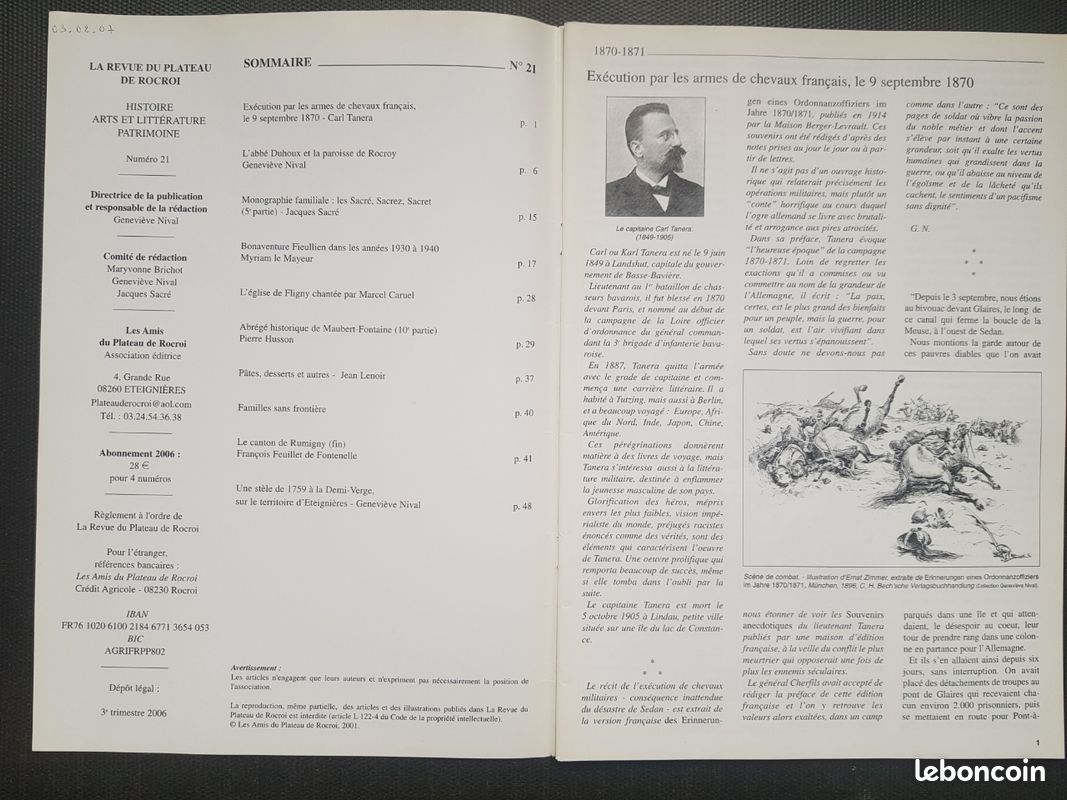 La revue du plateau de rocroi N 21 2006 (image 3)