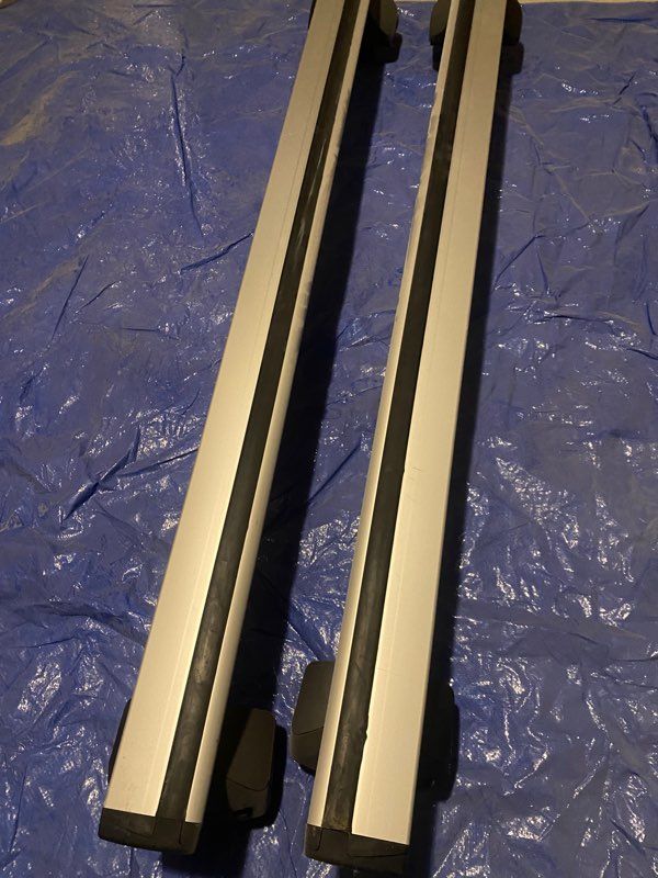 Tubes pour 2 barres de toit aluminium profil aérodynamique NORAUTO