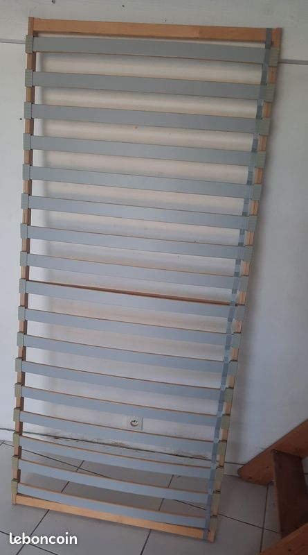 Lit une place 90x200cm cadre de lit + sommier (image 6)