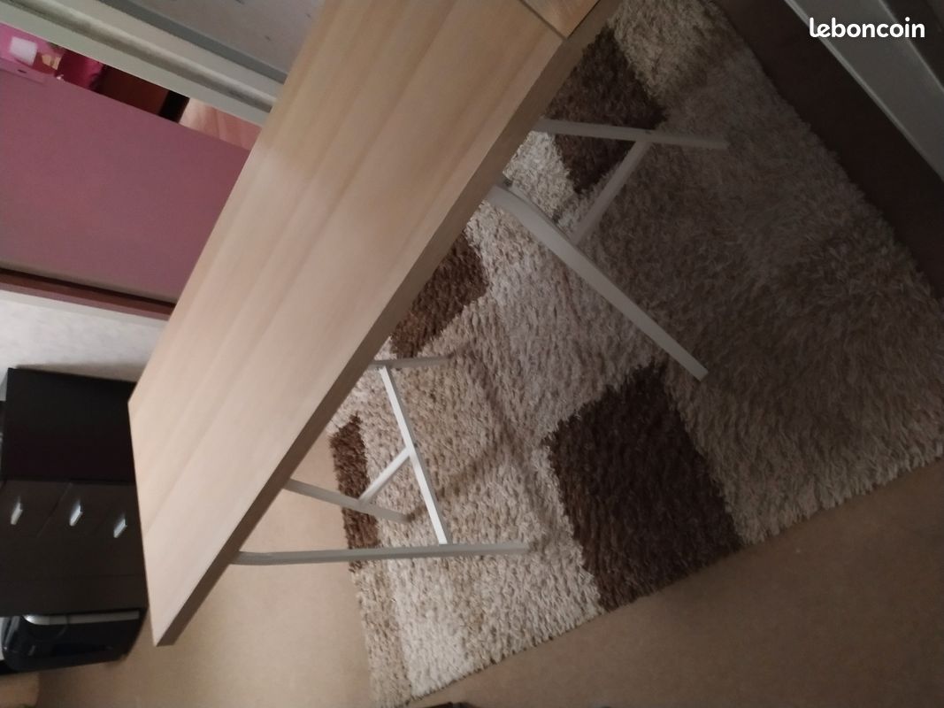 Bureau tréteaux 120 cm (image 3)