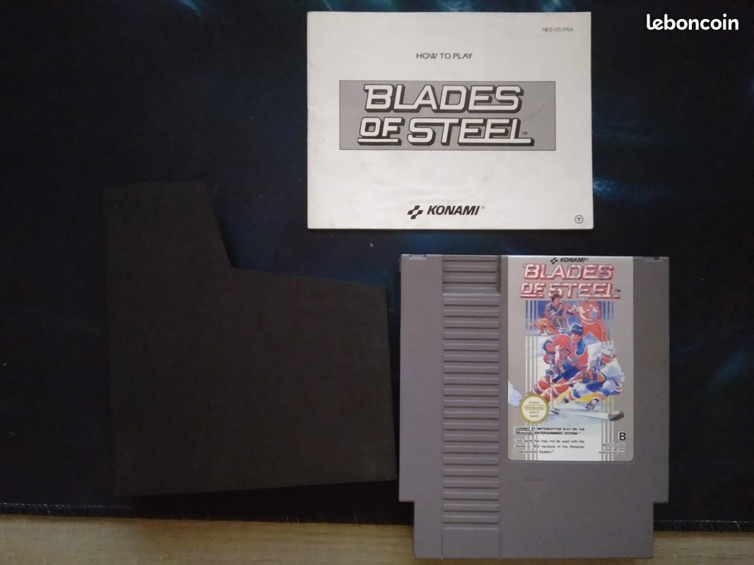 Blades of steel + notice nintendo nes (image 1)