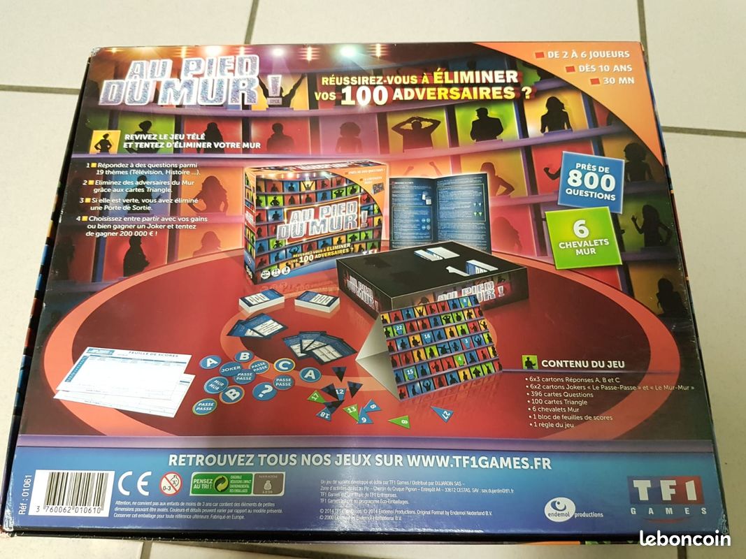 Jeu de société "au pied du mur" (image 3)