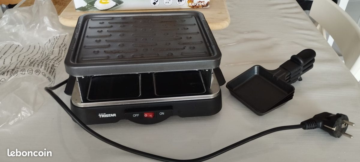 Raclette-grill 4p 500W L28cm (image 3)