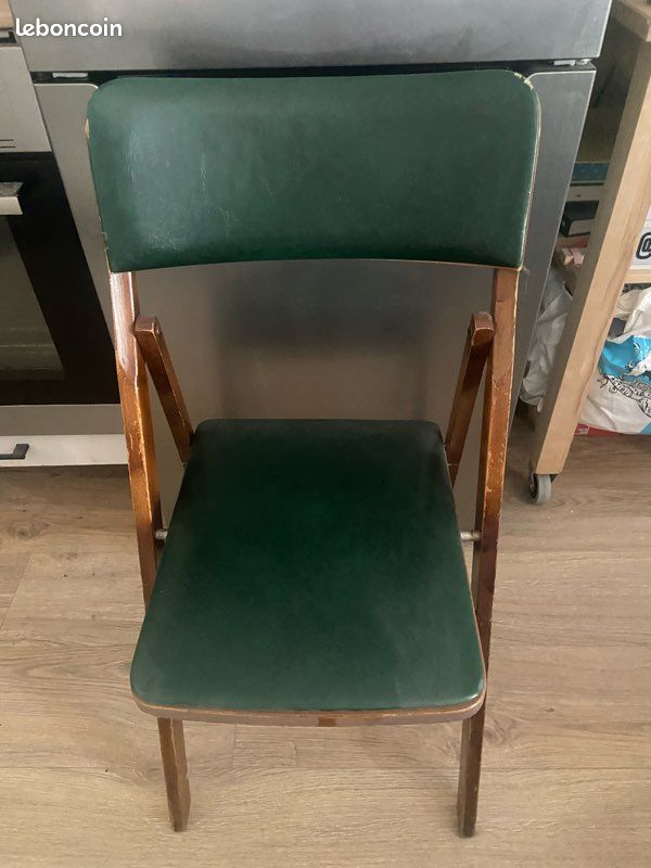 Chaise pliante vintage (image 1)
