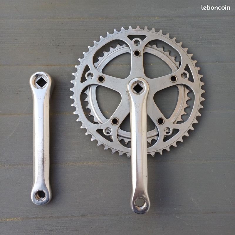 Pédalier Tange 125mm - Carré Conique - Filetage Anglais - Pour Vélo Course Ou VTT