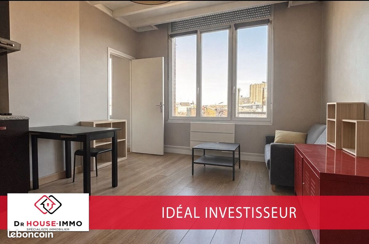 Appartement 2 pièces 34 m² · à Valenciennes · 34 m² · 77 500 €