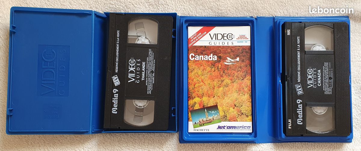 Lot 2 cassettes VHS VIDEO GUIDE CANADA THAILANDE (image 3)