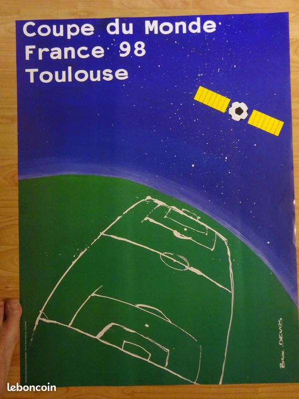 Coupe du Monde France 98 - Toulouse (1) | Original Vintage Poster