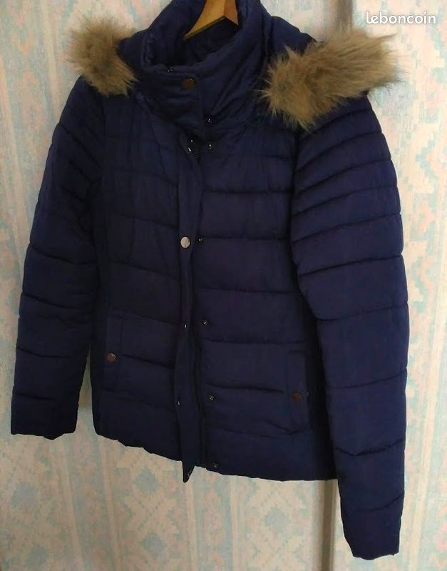 Doudoune Camaïeu bleu marine taille 36 Vêtements