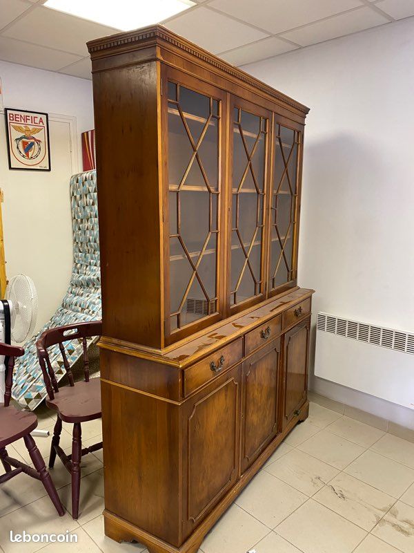 Bibliothèque + Table ronde avec chaises (image 4)