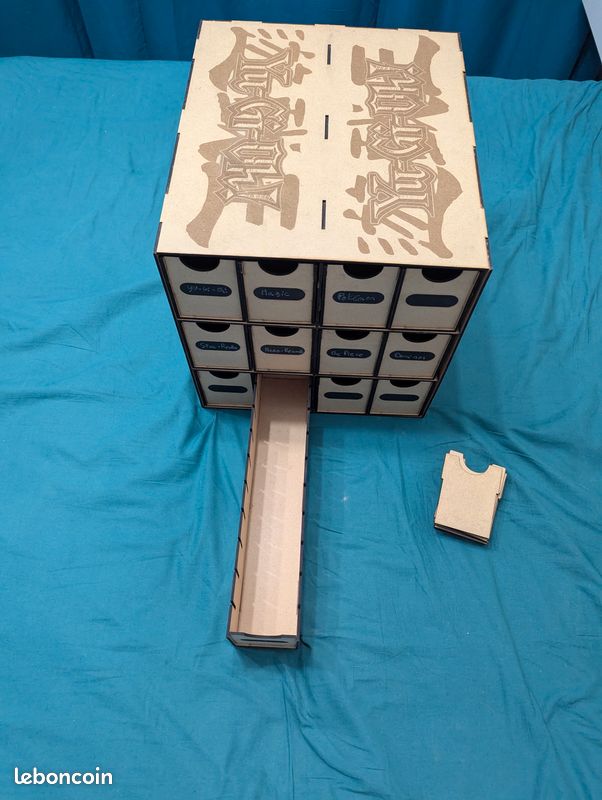 Boîte / Armoire à tiroirs compatible Kallax – Rangement idéal pour jeux de cartes et deckbuilding (image 5)