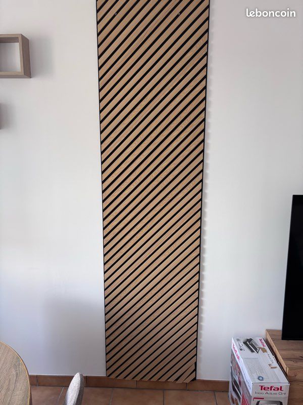 Panneau bois zébra 240x60 (image 1)