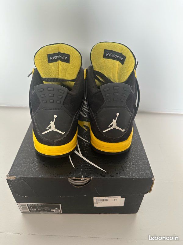 Jordan 4 rétro thunder (image 5)