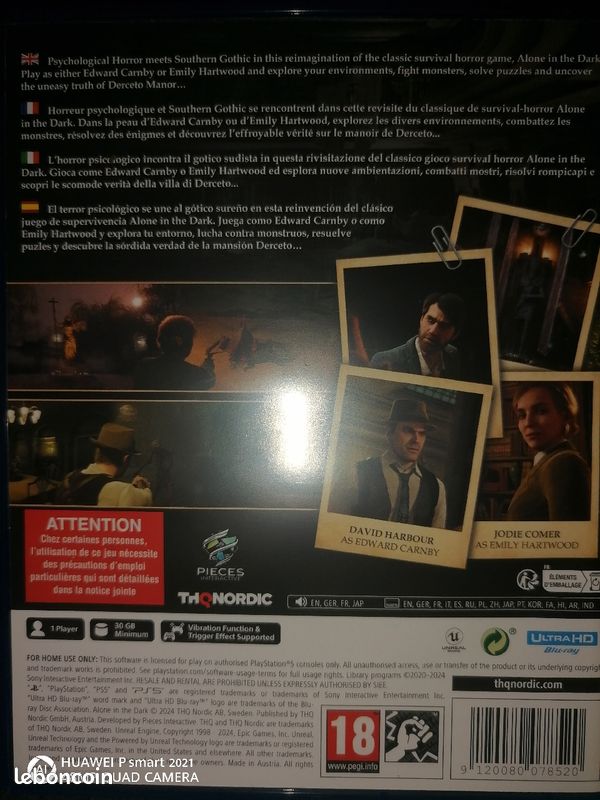 Jeu ps5 alone in the dark (image 2)
