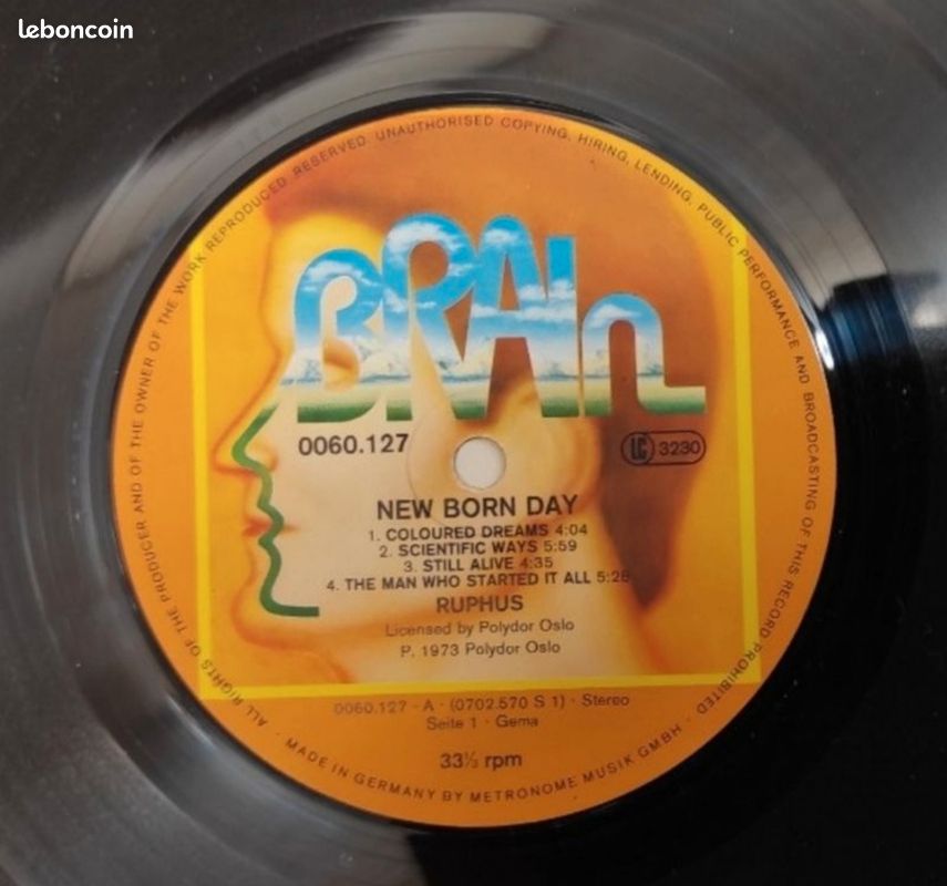 [RARE] RUPHUS - New born day - Disque vinyle LP 33 tours (image 7)
