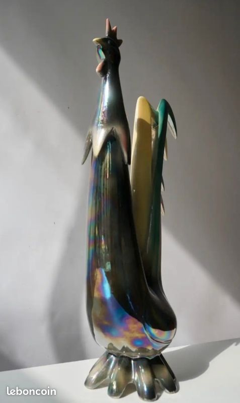 Sculpture coq ceramique jema roster (image 4)