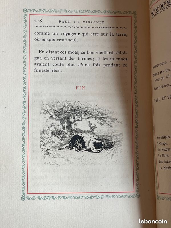 Paul et Virginie, Saint-Pierre, 1879, ill., SUPERBE RELIURE (image 14)