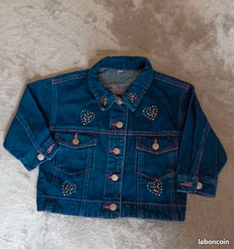 Veste Jeans enfant fille ans Remise en main propre et