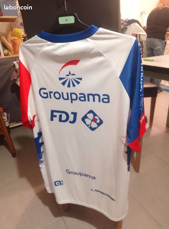 Maillot cycliste FDJ LAPIERRE Shirt Jersey UCI Pro Tour La De