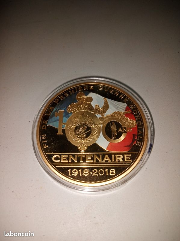 Première Guerre mondiale Celebration 1 100 ans de collection pour pièces de monnaie et médailles dans une boîte de présentation/étui