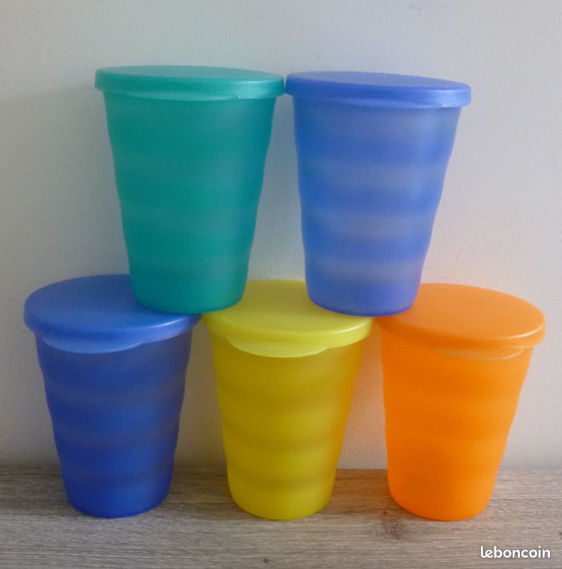 5 gobelets avec couvercles - TUPPERWARE (image 7)
