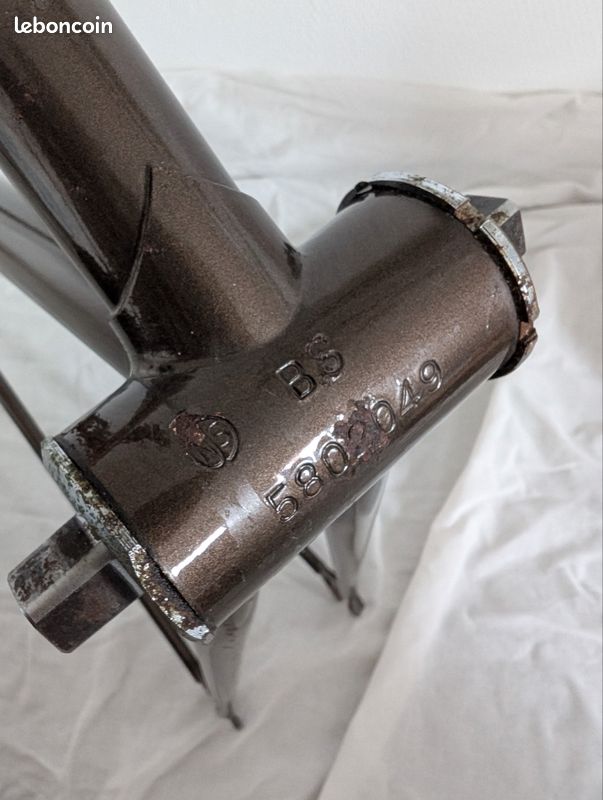 Kit Cadre Makino Pista NJS Keirin 560 Mm – Cadre Et Fourche Rouges, Acier Japon