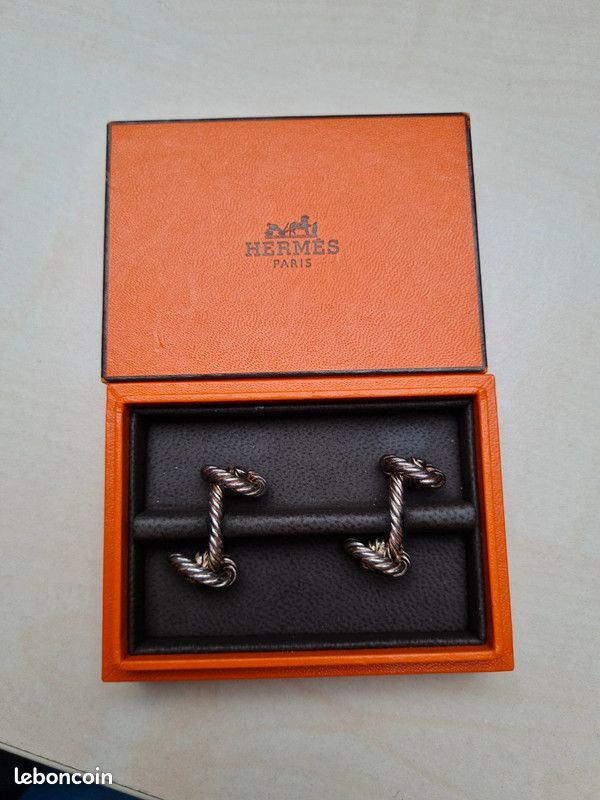 Boutons de manchettes HERMES (image 1)