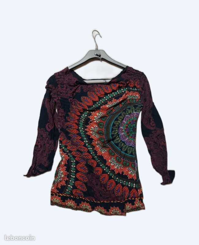 Tunique Desigual Multicolore - Taille M/38 - Occasion Très Bon état