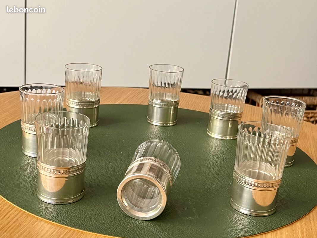 Set de 8 verres apéritif - Poinçon Minerve (image 4)