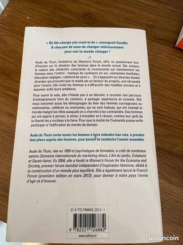 Livre Femmes si vous osiez Anne de Thuin (image 2)
