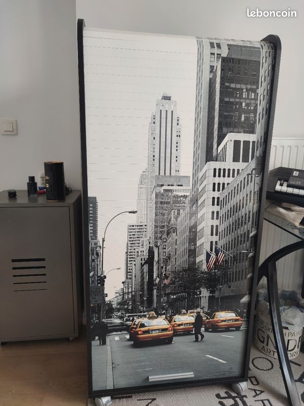 Caisson de bureau mobile noir New-York (image 1)