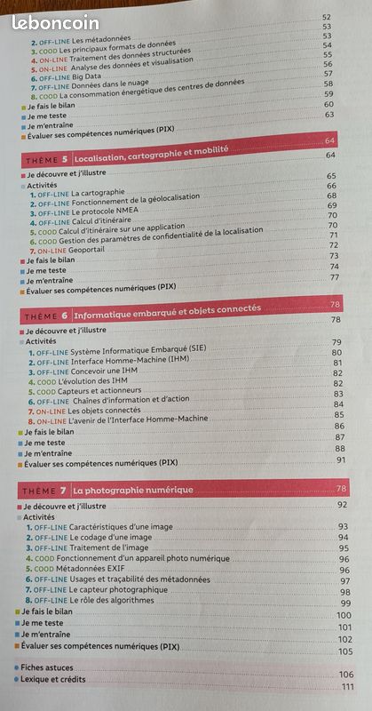 Livre "2nde sciences numériques & technologie" Cahier d'activités corrigé (image 5)