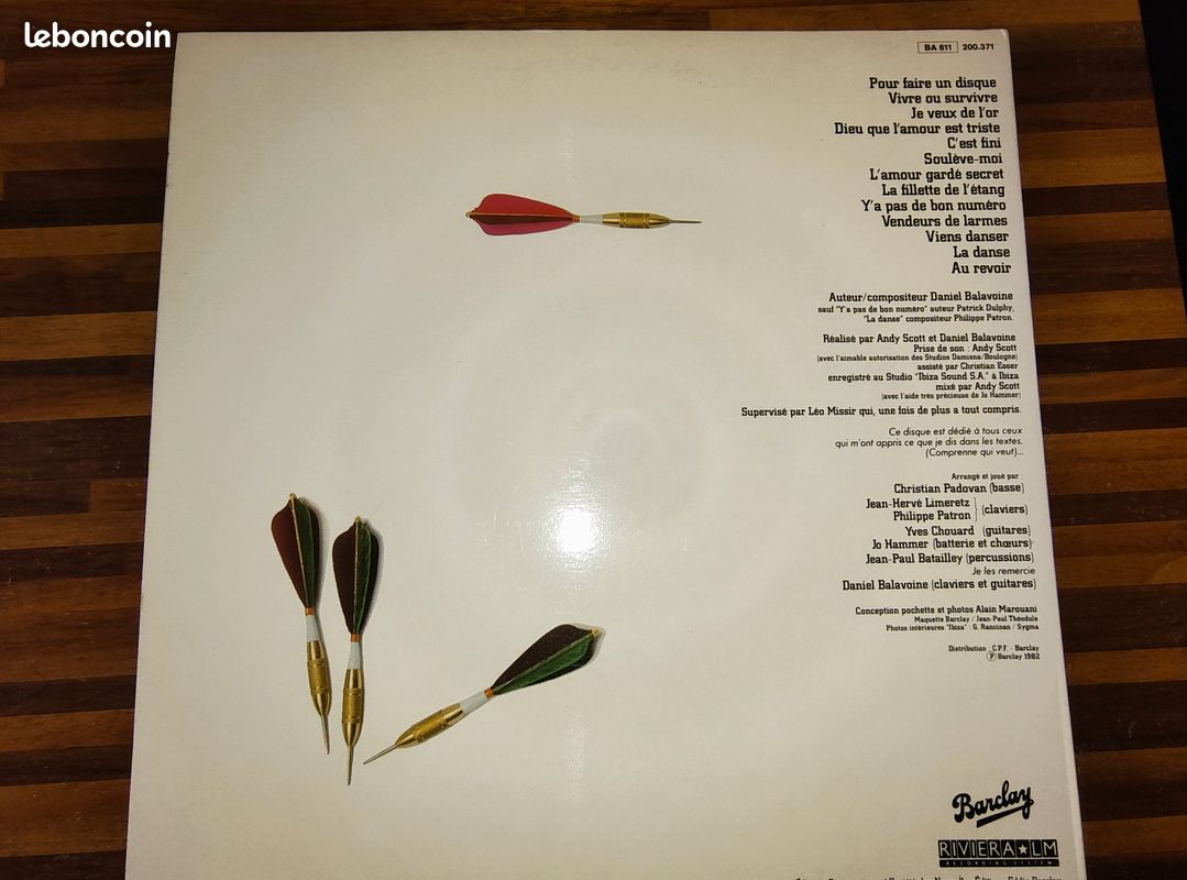 7 albums 33 tours daniel balavoine (image 17)