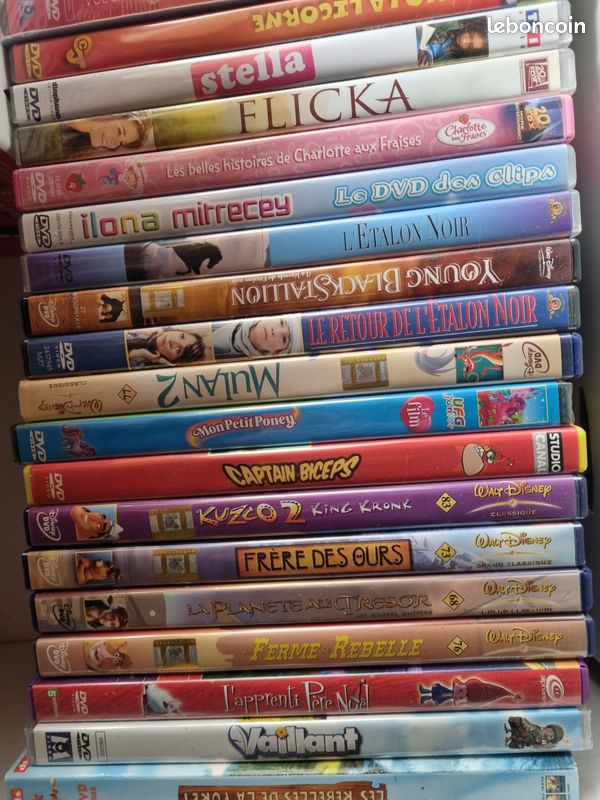 Lot 24 dvds dessins animés films enfants (image 1)