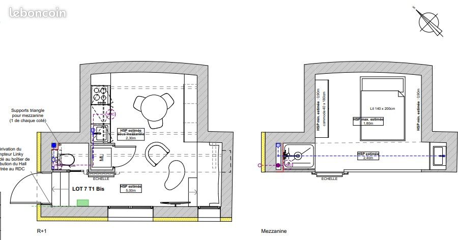 Appartement 1 pièce 22 m² · à Lyon · 21,7 m² · 109 000 €