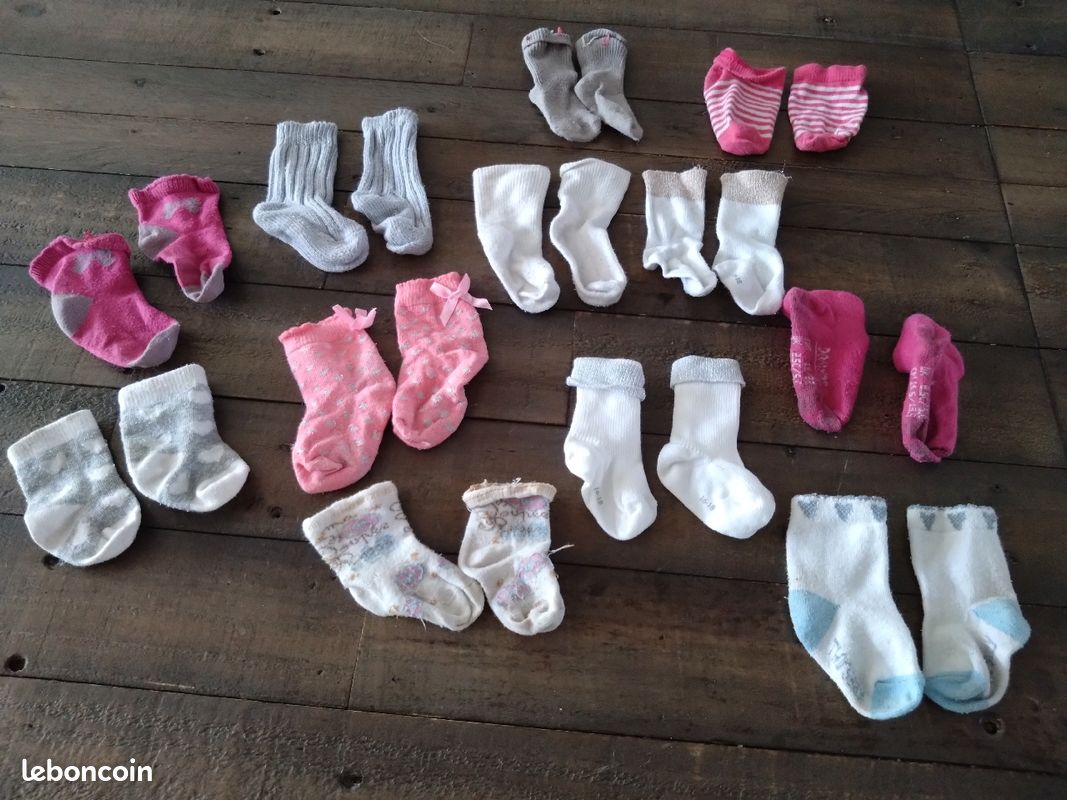 Lot de 12 chaussettes de 14 16 jusqu'à 19 22 lot b30 (image 2)